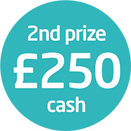 2nd prize £250 cash